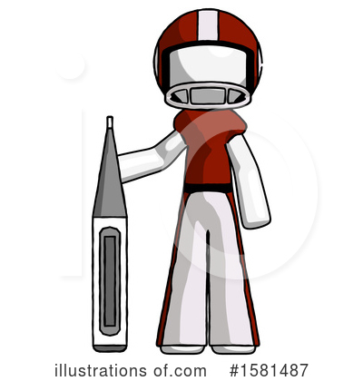 Royalty-Free (RF) White Design Mascot Clipart Illustration by Leo Blanchette - Stock Sample #1581487