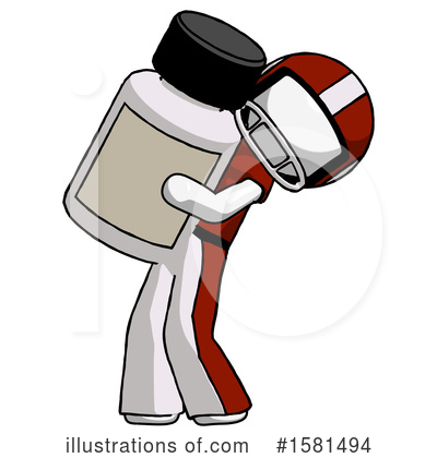Royalty-Free (RF) White Design Mascot Clipart Illustration by Leo Blanchette - Stock Sample #1581494