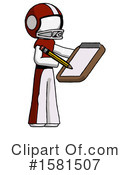 White Design Mascot Clipart #1581507 by Leo Blanchette