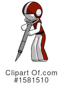 White Design Mascot Clipart #1581510 by Leo Blanchette
