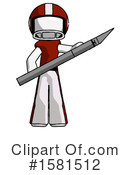 White Design Mascot Clipart #1581512 by Leo Blanchette