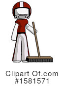 White Design Mascot Clipart #1581571 by Leo Blanchette