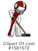 White Design Mascot Clipart #1581572 by Leo Blanchette
