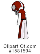 White Design Mascot Clipart #1581594 by Leo Blanchette