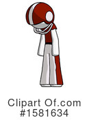 White Design Mascot Clipart #1581634 by Leo Blanchette