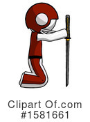 White Design Mascot Clipart #1581661 by Leo Blanchette