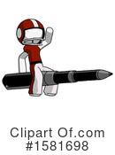 White Design Mascot Clipart #1581698 by Leo Blanchette