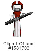 White Design Mascot Clipart #1581703 by Leo Blanchette