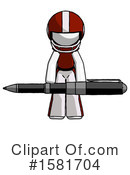 White Design Mascot Clipart #1581704 by Leo Blanchette