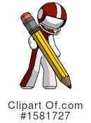 White Design Mascot Clipart #1581727 by Leo Blanchette