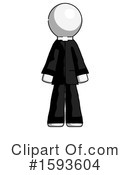 White Design Mascot Clipart #1593604 by Leo Blanchette