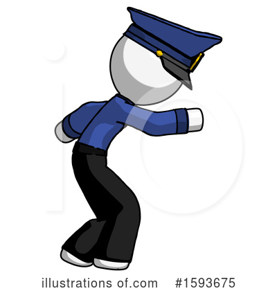 Royalty-Free (RF) White Design Mascot Clipart Illustration by Leo Blanchette - Stock Sample #1593675