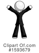 White Design Mascot Clipart #1593679 by Leo Blanchette