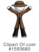 White Design Mascot Clipart #1593680 by Leo Blanchette