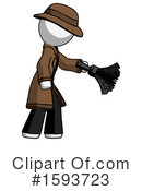 White Design Mascot Clipart #1593723 by Leo Blanchette