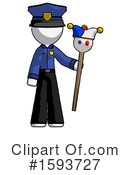 White Design Mascot Clipart #1593727 by Leo Blanchette
