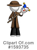 White Design Mascot Clipart #1593735 by Leo Blanchette