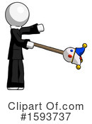 White Design Mascot Clipart #1593737 by Leo Blanchette