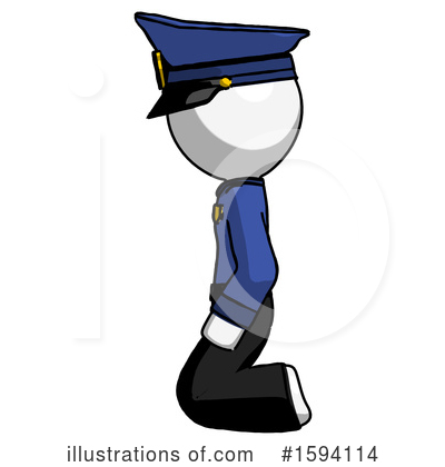 Royalty-Free (RF) White Design Mascot Clipart Illustration by Leo Blanchette - Stock Sample #1594114