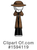 White Design Mascot Clipart #1594119 by Leo Blanchette