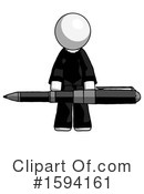 White Design Mascot Clipart #1594161 by Leo Blanchette