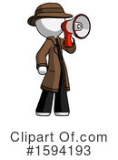 White Design Mascot Clipart #1594193 by Leo Blanchette