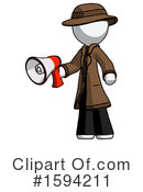 White Design Mascot Clipart #1594211 by Leo Blanchette