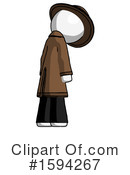 White Design Mascot Clipart #1594267 by Leo Blanchette