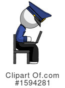 White Design Mascot Clipart #1594281 by Leo Blanchette