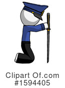 White Design Mascot Clipart #1594405 by Leo Blanchette