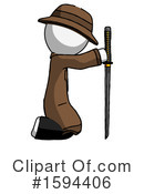 White Design Mascot Clipart #1594406 by Leo Blanchette