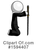 White Design Mascot Clipart #1594407 by Leo Blanchette