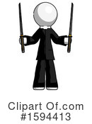 White Design Mascot Clipart #1594413 by Leo Blanchette
