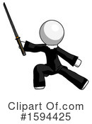 White Design Mascot Clipart #1594425 by Leo Blanchette