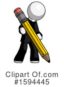 White Design Mascot Clipart #1594445 by Leo Blanchette