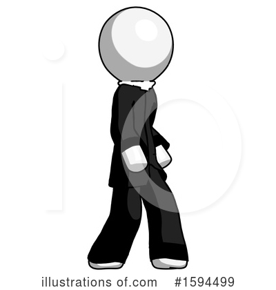 Royalty-Free (RF) White Design Mascot Clipart Illustration by Leo Blanchette - Stock Sample #1594499