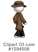 White Design Mascot Clipart #1594506 by Leo Blanchette