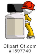 White Design Mascot Clipart #1597740 by Leo Blanchette