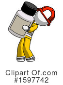 White Design Mascot Clipart #1597742 by Leo Blanchette