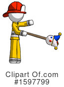 White Design Mascot Clipart #1597799 by Leo Blanchette