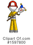 White Design Mascot Clipart #1597800 by Leo Blanchette