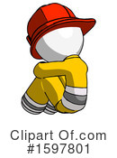 White Design Mascot Clipart #1597801 by Leo Blanchette