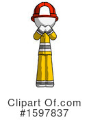White Design Mascot Clipart #1597837 by Leo Blanchette