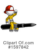 White Design Mascot Clipart #1597842 by Leo Blanchette