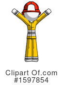White Design Mascot Clipart #1597854 by Leo Blanchette