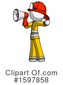 White Design Mascot Clipart #1597858 by Leo Blanchette
