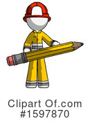 White Design Mascot Clipart #1597870 by Leo Blanchette