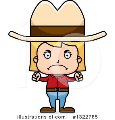 Cowgirl Clipart #1322785 by Cory Thoman