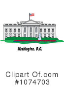 White House Clipart #1074703 by Andy Nortnik