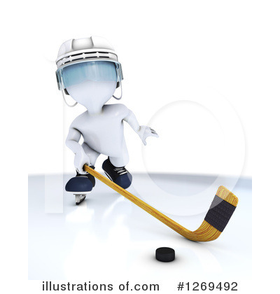 Ice Hockey Clipart #1269492 by KJ Pargeter